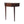 Solid Wood Backless Mounted Console, 1-Drawer, Chestnut