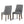 Walden - Deluxe Dining Chair (Set of 2) - Slate Gray