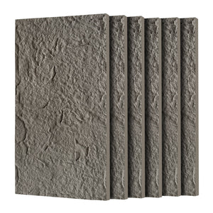 3D Faux Stone Wall Panels, 6 PCS PU Wainscoting Panel