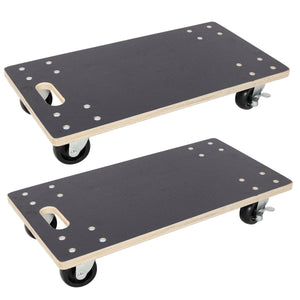 Furniture Moving Wooden Dolly with 4 PP Wheels (2 Pack)
