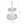Two Tiered Round Wooden Tray - White
