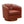 Tessa Caramel Top Grain Leather Swivel Chair with Wood Base