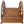 Wooden Garden Bridge Arc Footbridge With Half Wheel Railings Solid Fi - Brown