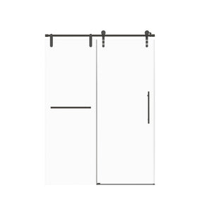 Frameless Single Sliding Shower Doors With Towel Rail & Handle