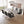 Modern Extendable Dining Table Set For 6 - 8 - Black / Gray