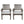 Outdoor Modern Aluminum Dining Chair with Cushion (Set of 2)