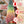 6ft Rainbow Gradient Flocked PVC Christmas Tree