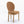 French Style Solid Wood Frame Antique Painting, Hand-Pulled Buckle Decoration Artificial Dining Chair With Nailhead Trim, Wood Legs