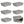6-Pack Commercial Meat Tubs with Lids
