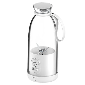 2-in-1 16.9OZ Portable Fruit Blender Electric Rechargeable Juice Cup for Shakes Smoothies Juice Personal Fruit Mixer with 6 Blades