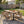 7 Piece Outdoor Dining Set With Table And 6 Chairs - Beige / Brown Mix / Light Teak / Teak