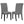 Tufted Rolled Backrest Side Chairs (Set of 2)