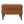 Upholstered PU Leather Ottoman, Solid Wooden Legs