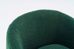 Teddy Fabric Swivel Accent Armchair Barrel Chair