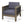 Outdoor Acacia Wood Club Chair with Wicker Accents