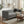 Modern 3 Seater Sofa Upholstered Couch with Curved Armrests