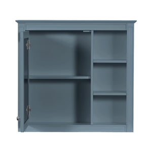 Bathroom Vanity With Medicine Cabinet, Royal Mirror Cabinet, Modern Bathroom Storage Cabinet With 2 Soft Closing Doors And 4 Drawers
