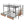Full Over Twin-Twin Triple Bunk Bed With Drawers And Staircase - Black