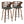 Fixed-Height Counter Stool with Swivel