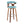 Gardenia - Mid Century Modern Fixed Height Barstool With Swivel With Round Footrest (Set of 2)