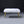 Bagley II Faux Fur Bench - White / Gold