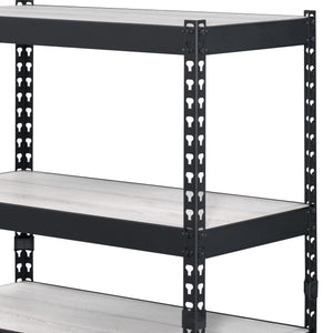Decmus 4-Tier Industrial Bookcase
