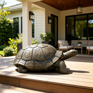 30.51" Long Realistic Tortoise Figurine