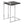 C-Shaped Accent Table, Contemporary & Modern