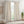 Cotton Printed Curtain Panel with Chenille Stripe and Lining Ivory 50x84