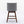 Counter Height Swivel Barstools, 26'' H Seat Height Upholstered Bar Stools (Set of 2), Fabric