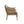 Transitional Cane Accent Armchair And Back Cushion - Natural