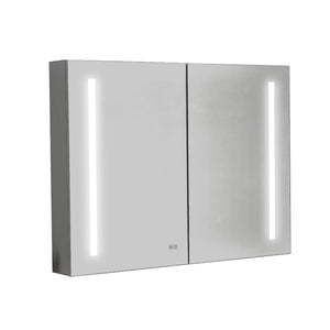 LED Lighted Bathroom Medicine Cabinet - 40 x 30 Inch