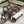 Outdoor Dining Set Rectangular Table With Umbrella Hole