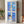 Bookcase With Doors And LED Lighting, 8 Adjustable Shelves Storage Cabinet