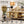 Bohemian Style Rattan Buffet Storage Cabinet with Solid Wood Frame