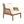 Acacia Wood Patio Furniture Club Chair, Outdoor Wicker Armchair