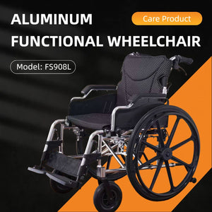 Heavy Duty Foldable Manual Wheelchair with Double X Force Support