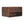 Solid Wood Large Curve Floating Bedside, 1-Drawer, 1 Open Slot, Chestnut