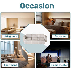 3 Seater Power Recliner Sofa With Wireless Charging And Remote Control