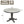 Dining Table - Gray - Faux Marble