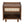 Walnut Nightstand with Rattan Detail, MDF + Solid Wood