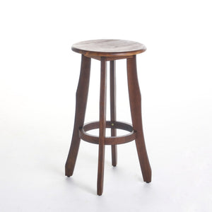 Primrose Outdoor Acacia Wood Barstools With Foot Rest (Set of 2) - Dark Brown