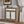 Rustic Vintage Accent Cabinet with Carved Floral Panels