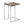 C-Shaped Accent Table, Contemporary & Modern