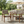 Durable Outdoor Dining Chair Set with Acacia Wood Frame and Wicker Seat