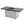 Extendable Rectangle Aluminum Alloy Fire Pit Table, 50,000 BTU