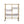 Vorrik Gold & White Washed Finish Serving Cart