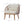 Acacia Wood Outdoor Club Chair, Curved Tub Design Patio Chair