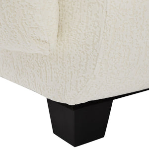 3 Seater Sofa Couch With Curved Armrests
