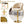 Puffy Bubble Chair, Ball Chain (Set of 2) - Beige / Gold